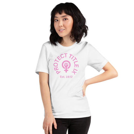 Protect Title IX T-Shirt - Pink