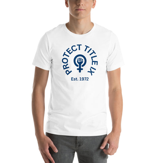 Protect Title IX T-Shirt - Blue